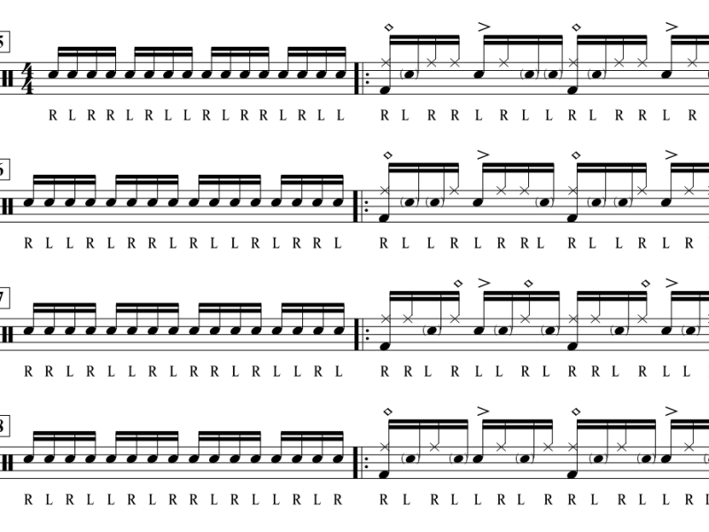 Paradiddle Grooves – Stick Control Application Part&nbsp;1