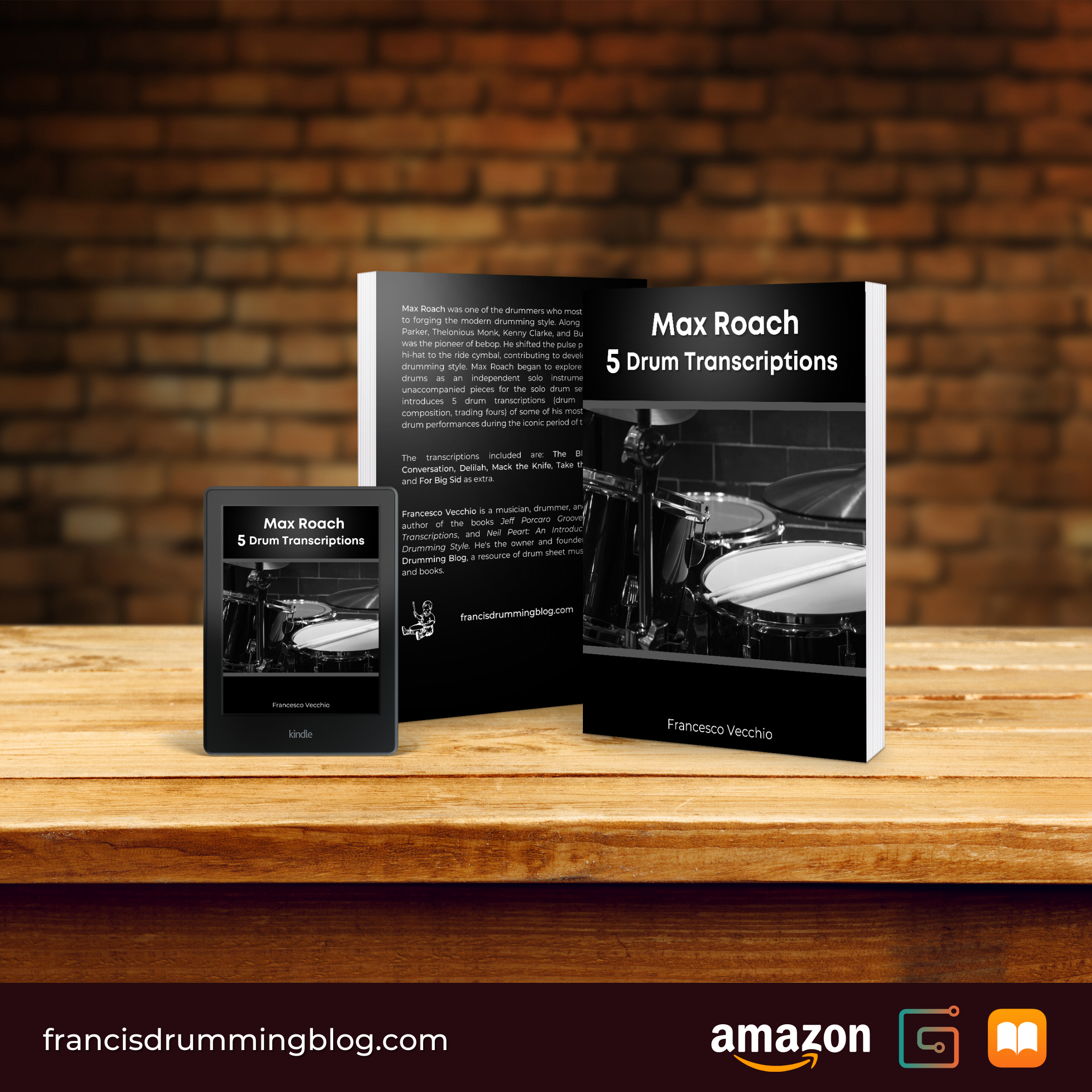 max roach 5 drum transcriptions available now