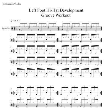 left foot hi hat workout