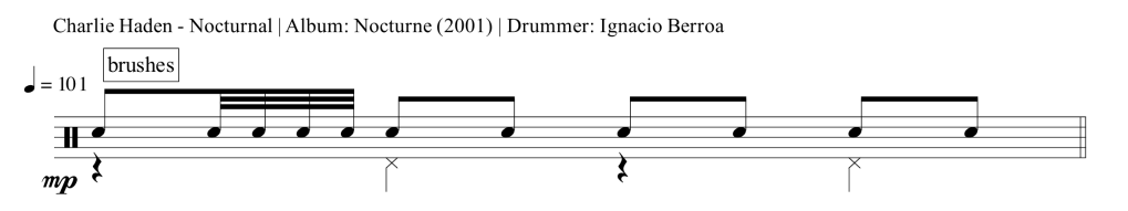 ignacio berroa drum transcription