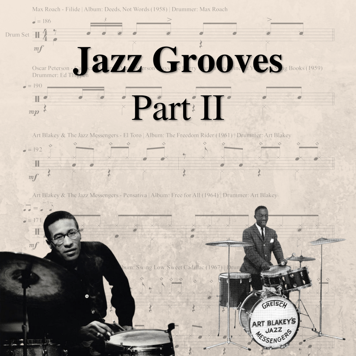 Jazz Grooves – Drum Transcriptions Part&nbsp;2