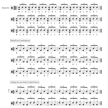 jazz hand foot combinations