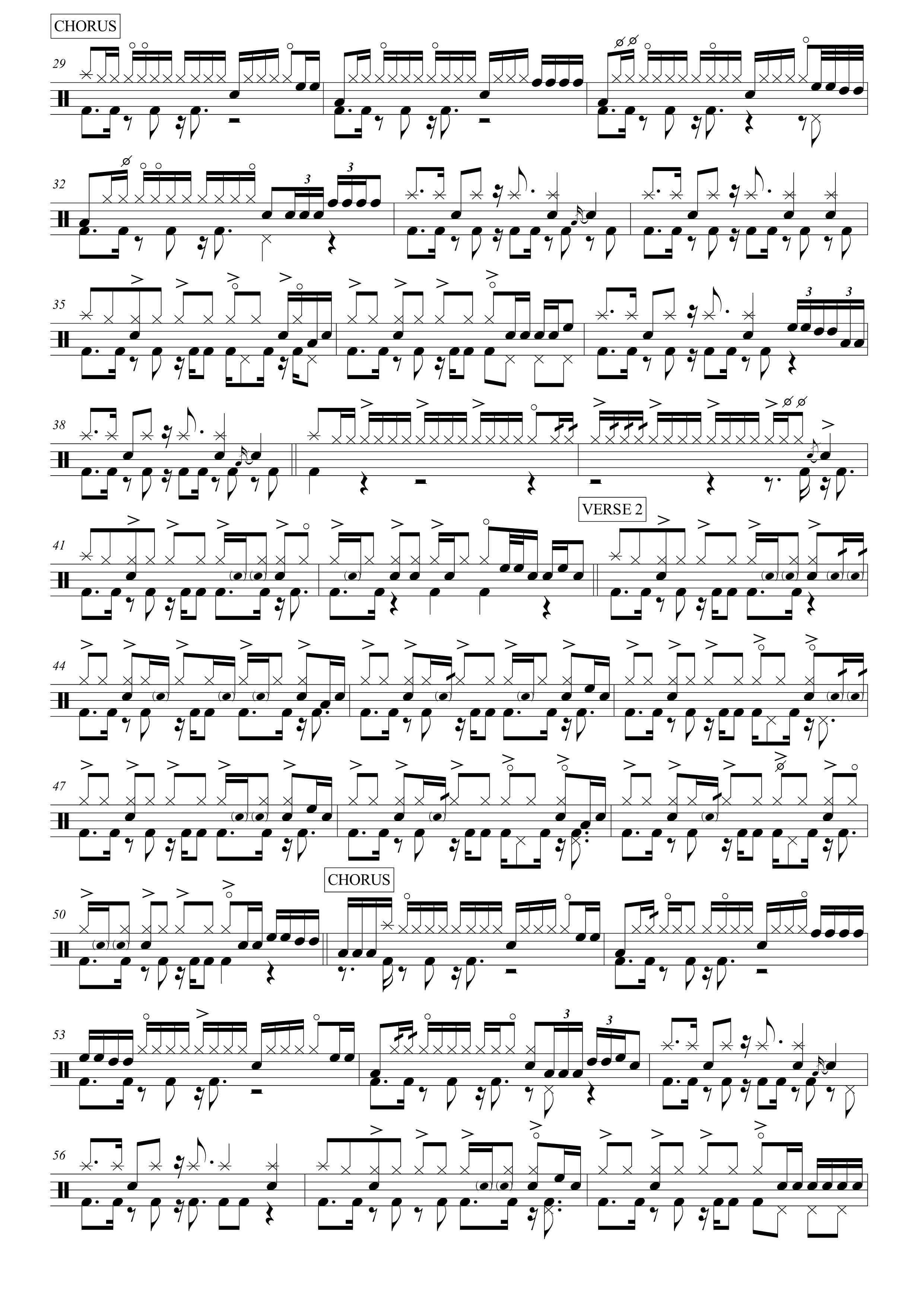 porcupine tree harridan drum transcription