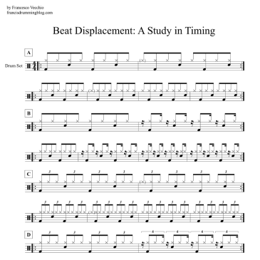 beat displacement a study in timing drum workout