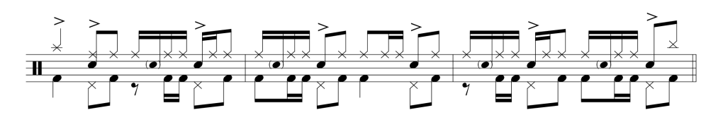 neil peart subdivisions ride bell drum groove