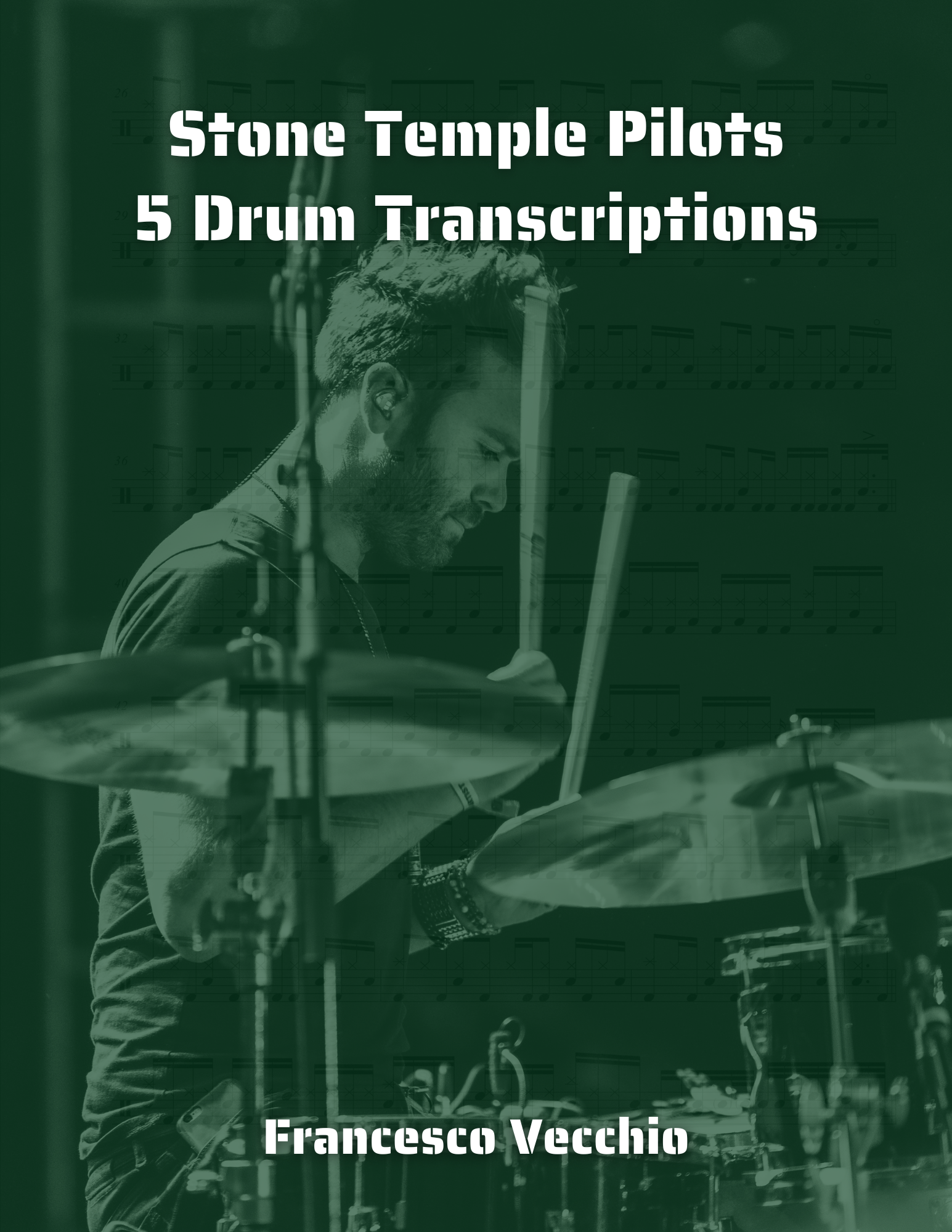stone temple pilots 5 drum transcriptions drum book
