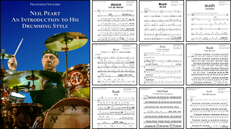 neil peart rush drum transcriptions bundle