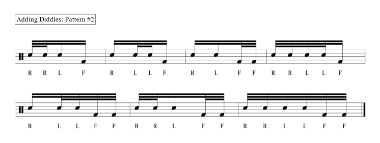 rhythmic patterns 3-beat combinations diddles