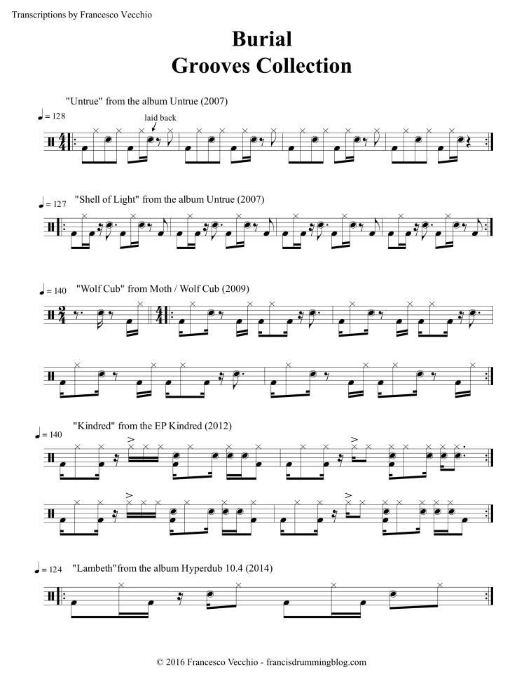 burial drum grooves collection