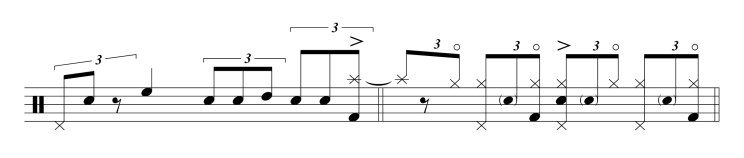 jeff porcaro toto these chains drum fill transcription