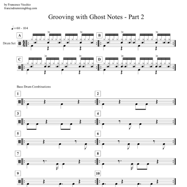 grooving with ghost notes drum workout