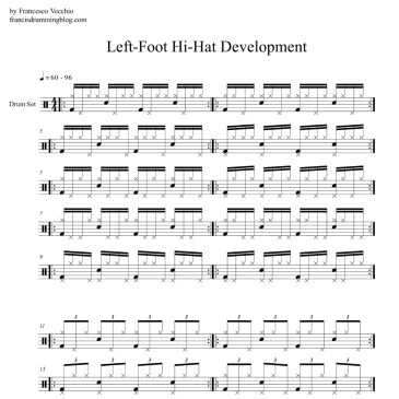 left-foot hi-hat development