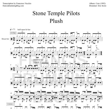 stone temple pilots eric kretz plush drum transcription